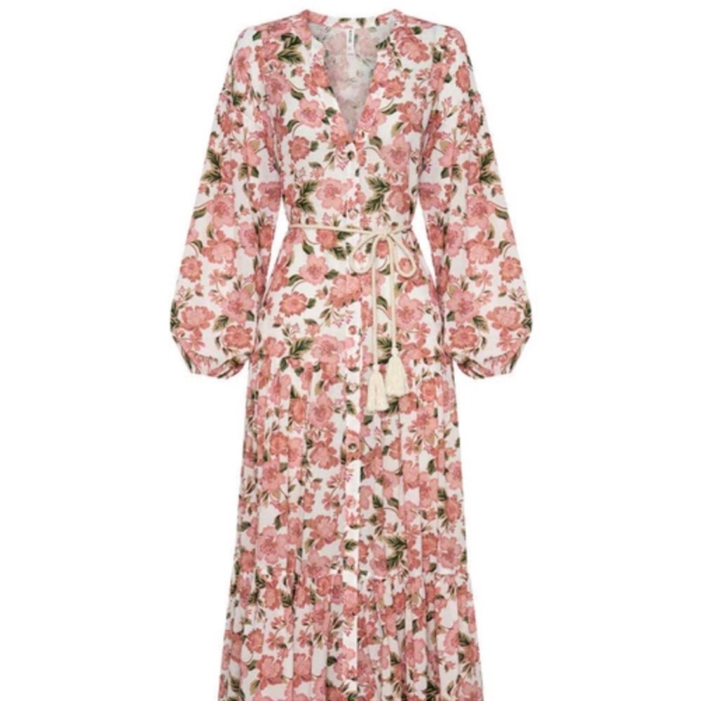 Kivari Mila Babydoll Maxi dress size 6 US worn once